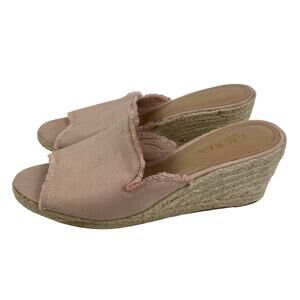 Lauren Ralph Lauren Carlynda Linen Wedge Size 9.5B